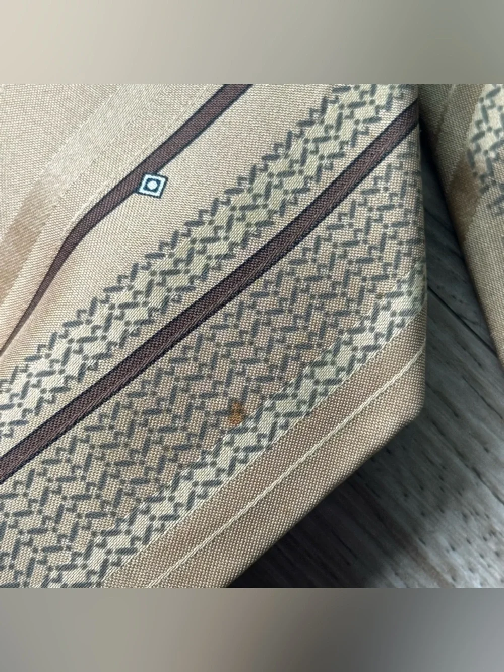 Vintage lanvin silk tie set of 2